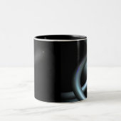 Erdumarmung Zweifarbige Tasse (Mittel)