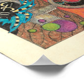 Erdumlaufgebläse (Fußspuren auf der Mutter) Poster (Ecke)