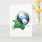 Erdumwelt ~ Henry David Thoreau-Zitat Karte (Gelbe Blume)