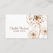 Erdung rustikaler Wind-Blown-Leuchter Visitenkarte (Vorderseite)