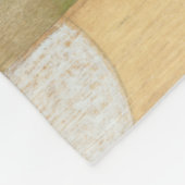 Erdung von Tone-Holzpaneelen mit Kreisen Fleecedecke (Ecke)