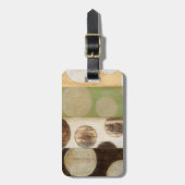 Erdung von Tone-Holzpaneelen mit Kreisen Gepäckanhänger (Vorderseite vertikal)