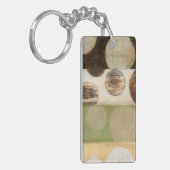 Erdung von Tone-Holzpaneelen mit Kreisen Schlüsselanhänger (Vorderseite links)