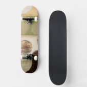 Erdung von Tone-Holzpaneelen mit Kreisen Skateboard (Vorderseite)