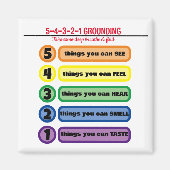 Erdungstechnik für Angst/Stress 5 Sinne Magnet (Vorne)