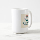 Erdverbunden & Aufsteigend  Kaffeetasse (VorderseiteRechts)