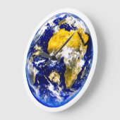 Erdwall-Uhr Große Wanduhr (Winkel)