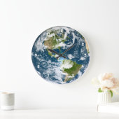 Erdwanduhr mit Zahlen Große Wanduhr (Zuhause)