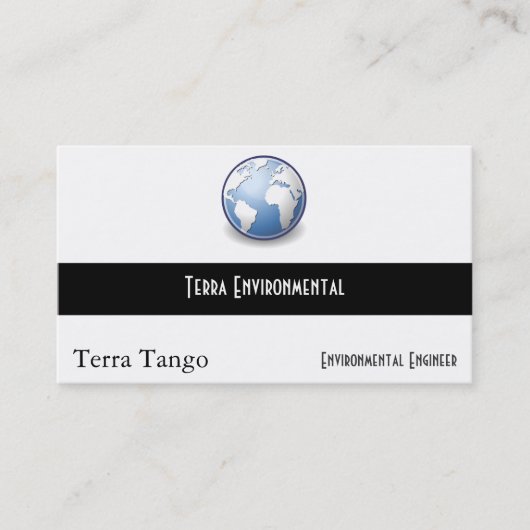 Erdweltkugel-Tango Visitenkarte (Vorderseite)