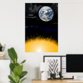 Erdwind und Feuerplakat Poster (Heimbüro)