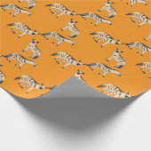 Erdwölfe Geschenkpapier (Ecke)
