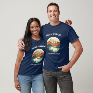 Erdwunder: Physikalische Geografie, Navy Blue T-Shirt