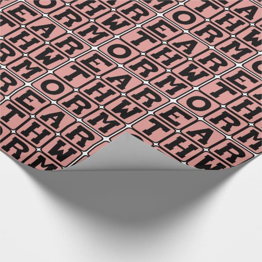 Erdwurm, bewohnendes Insekt Geschenkpapier (Ecke)