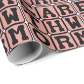 Erdwurm, bewohnendes Insekt Geschenkpapier (Rolleneckpunkt)