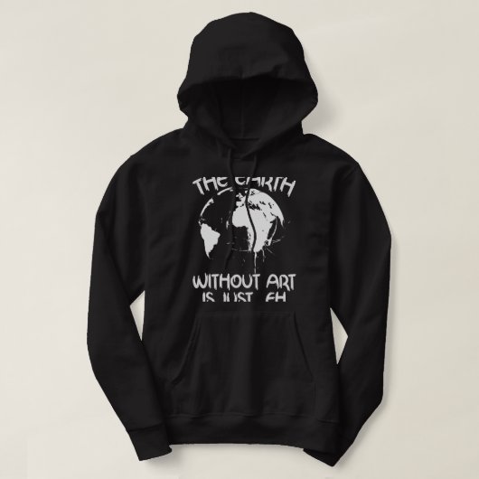 Erdwurmbahn wie Superheldenwurm Hoodie (Design vorne)