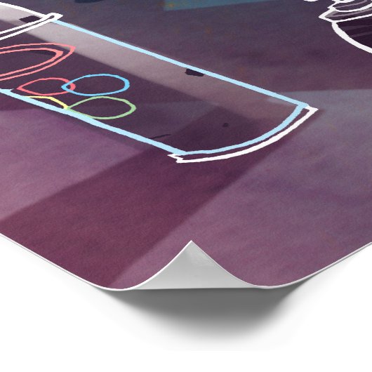 Erdwürmer Print/Poster Poster (Ecke)