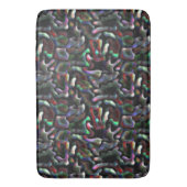 Erdwurmförmige, bunte künstliche Leckereien? Badematte (Vorderseite Vertikal)