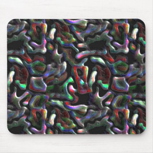 Erdwurmförmige, bunte künstliche Leckereien? Mousepad (Vorne)