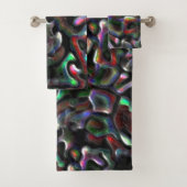 Erdwurmförmige, farbenfrohe Leckereien? Badhandtuch Set (Insitu)