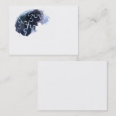 Erdzackige Glühen-Visitenkarten Visitenkarte (Vorne/Hinten)