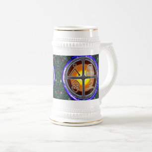 Erdzeichen Bierglas