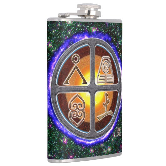 Erdzeichen Flachmann (Rechts)