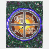 Erdzeichen Fleecedecke (Vorderseite)