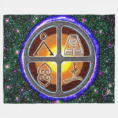 Erdzeichen Fleecedecke (Vorderseite (Horizontal))