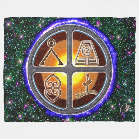 Erdzeichen Fleecedecke (Vorderseite (Horizontal))