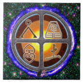 Erdzeichen Fliese (Vorderseite)