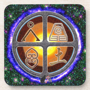 Erdzeichen Getränkeuntersetzer