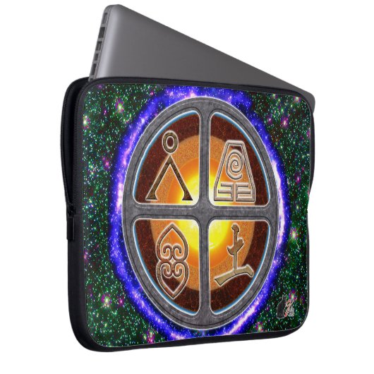 Erdzeichen Laptopschutzhülle (Vorne Rechts)