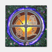 Erdzeichen Magnet (Vorne)