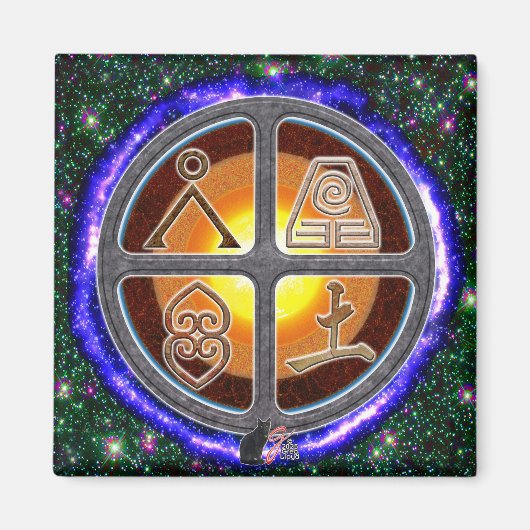 Erdzeichen Magnet (Vorne)