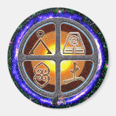 Erdzeichen Magnet (Vorne)