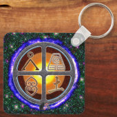 Erdzeichen Schlüsselanhänger (Rückseite)