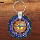 Erdzeichen Schlüsselanhänger (Rückseite)