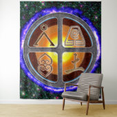 Erdzeichen Wandteppich (Beispiel)