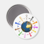 Erdzeitmagnet Magnet (Vorderseite/Rückseite)