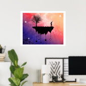 Erdzunge Poster (Heimbüro)