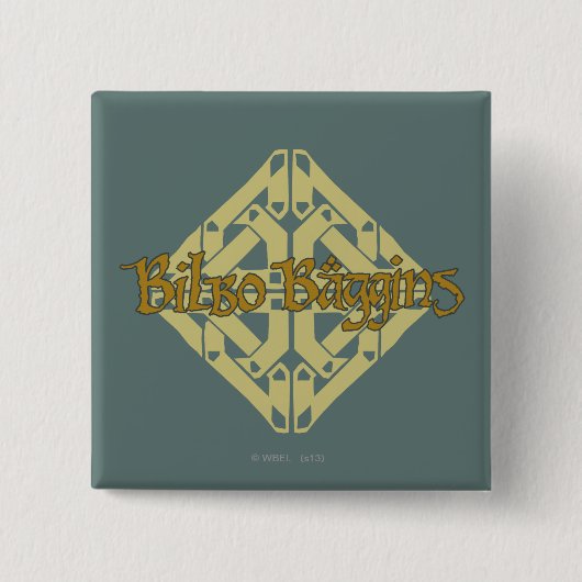 Erebor - BILBO BAGGINS™ Name Button (Vorderseite)