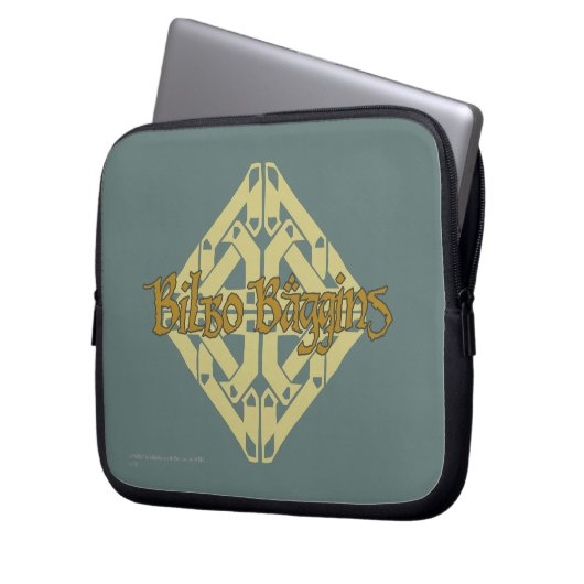 Erebor - BILBO BAGGINS™ Name Laptopschutzhülle (Vorderseite Links)