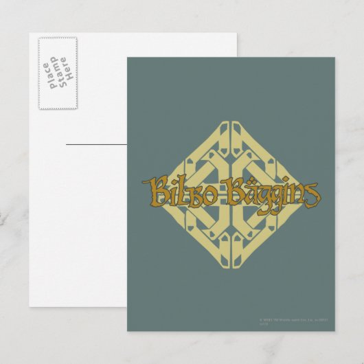 Erebor - BILBO BAGGINS™ Name Postkarte (Vorne/Hinten)