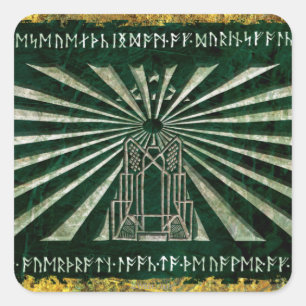 Erebor Graphic Quadratischer Aufkleber