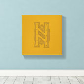 Erebor - H-Symbol Leinwanddruck (Insitu (Holzboden))