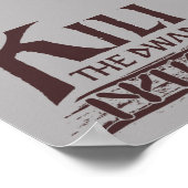 Erebor - Kili Name Poster (Ecke)