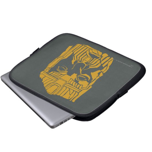 Erebor Statue Symbol Laptopschutzhülle (Vorne Knopf)