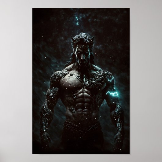 Erebus Griechischer Gott verkörpert die Urdunkelhe Poster (Vorne)