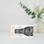 Ereignis-Barkeeper-Geschäfts-Karte Visitenkarte (Stehend Vorderseite)