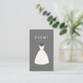 Ereignis-Berater/Braut- und KleiderButike Visitenkarte (Stehend Vorderseite)